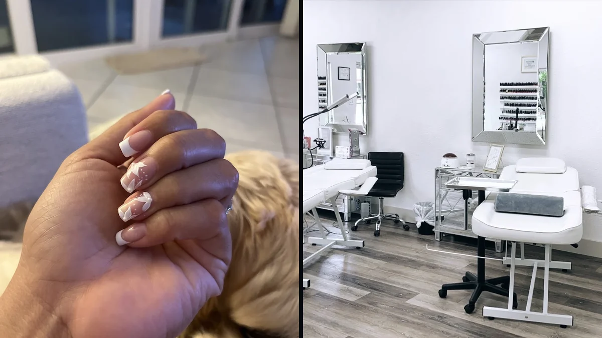Clean spa space with manicure chairs